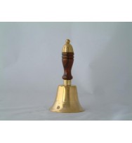 School Bell Wooden Handle