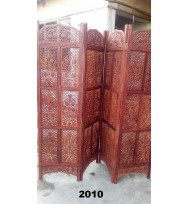 Screen 4 Panel Fine Carved Molsari Work 