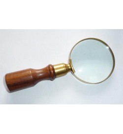 Magnifier 3" Light Wood B/Antique