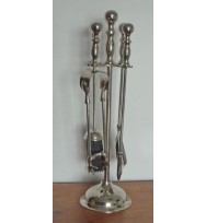 Ball Top Companion Set 18" Chrome