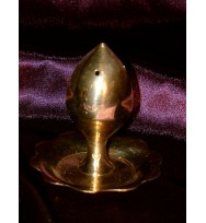 Incense Holder with Dome & Leaf