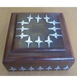 Box Square w/iron designs