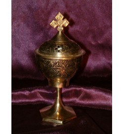 Incense Burner Contrast Embossed