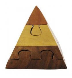 Jigsaw Puzzle Pyramid 3 tone