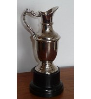 Golf Claret Trophy Nickel 8 1/2"