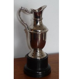 Golf Claret Trophy Nickel 8 1/2"