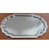 Salver Nickel 12" Rectangle