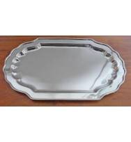 Salver Nickel 9" Rectangle