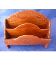 Letter Rack Copper inlay