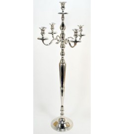 Candelabra 5Lt Nickel Chrome 120