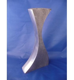 Wave Vase Small Silver