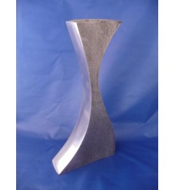 Wave Vase Small Silver