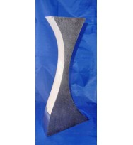 Wave Vase Large Silver