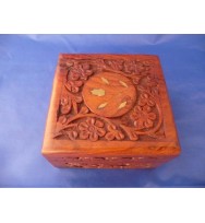 Carved Box 4x4 Polish