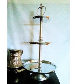 Cake Stand Polish Silver