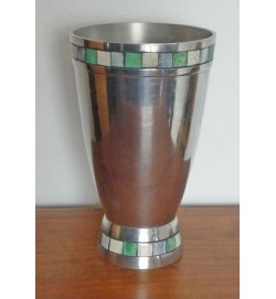 Vase Tapered w/Bone Inlay