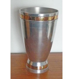 Vase tapered Brass & Copper sqs