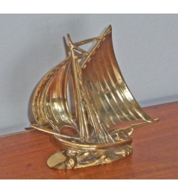 Ship Paper Weight Antique