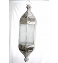 Lantern Nickel Finish w/ Star Glass