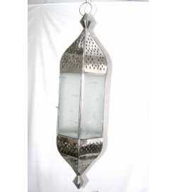 Lantern Nickel Finish w/ Star Glass
