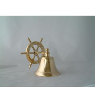 Ship Bell with Wheel