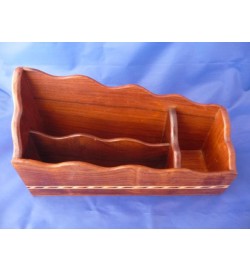 Letter Rack 12" Wavy w/ Pen Tidy