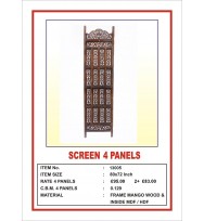 Screen 4 Panel vertical panels
