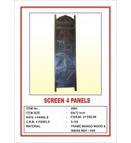 Screen 4 Panel  'Angular Design' Dark