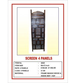 Screen 4 Panel 'Arabian Cutwork'