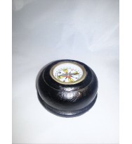 Compass Dark Wood Felt Base