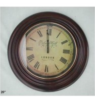 Antique Wood Tulse Hill London Clock