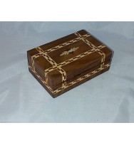 Box w/wood Inlay + Mother of Pearl
