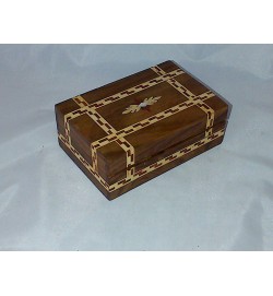 Box w/wood Inlay + Mother of Pearl