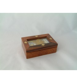 Glass Cover Playing Card Box