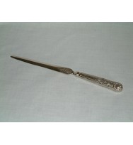 Paper Knife Embossed Nickel