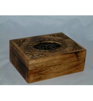 Box burnt finish 8x6x3"