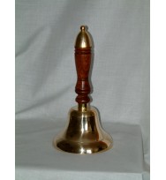 School Bell Wooden Handle L