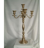 Candelabra 5Lt Shimmer Gold 84cm