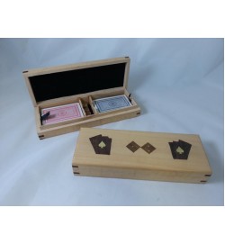 Double Card Dice Box