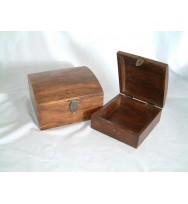 S/2 Boxes w/Half Round Top