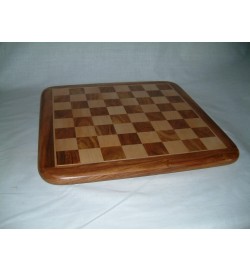 Flat Chess Board Wooden 18x18"