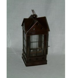 Lantern copper antique square