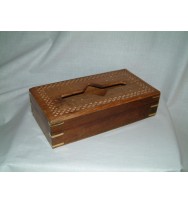 Tissue Box B/Inlay w/cutwork